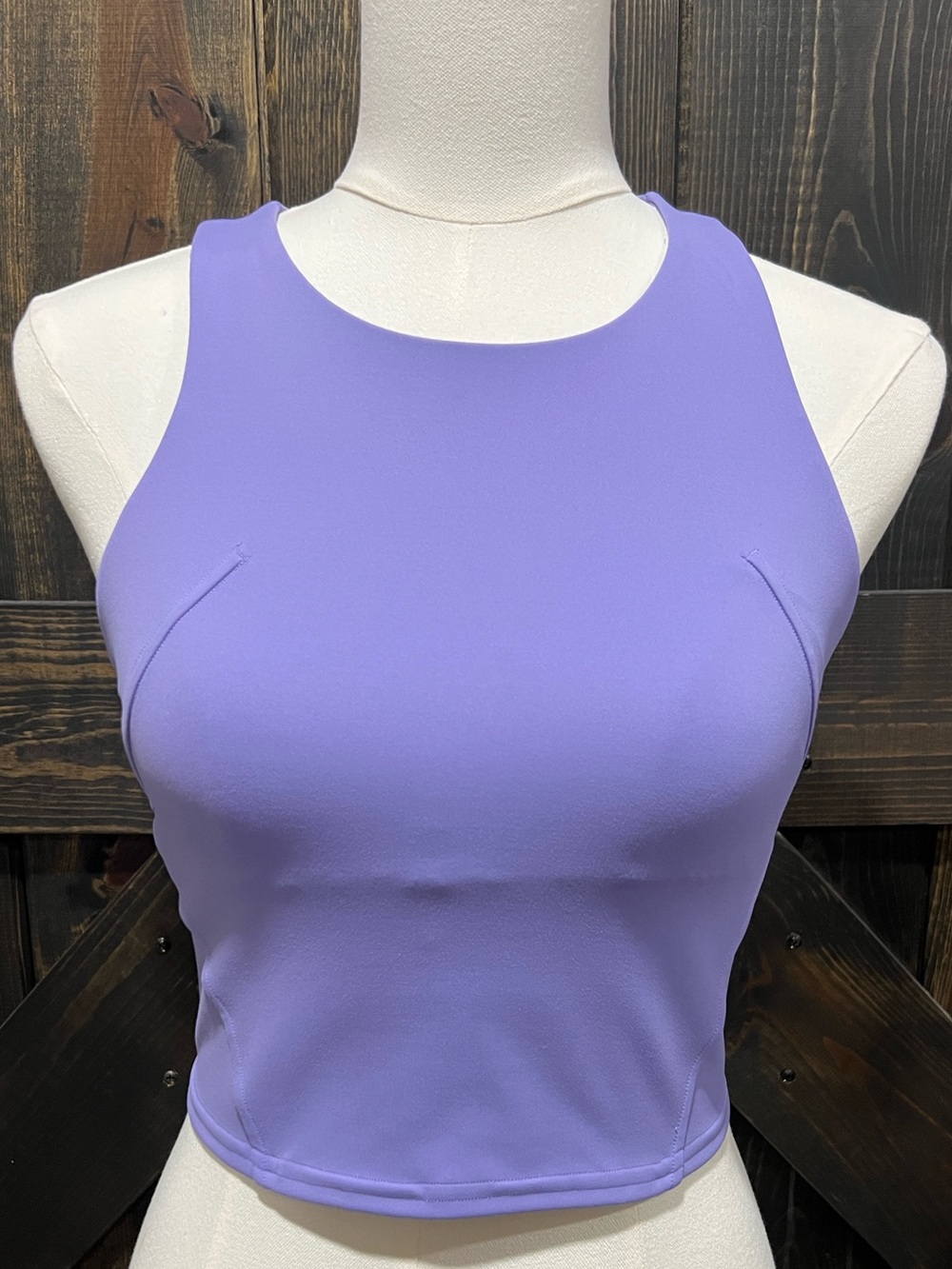 Lululemon Purple Invigorate Training Tank Top 6 Racerback Bra Athleisure Active